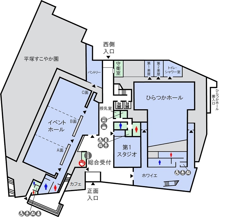 1階フロアマップ